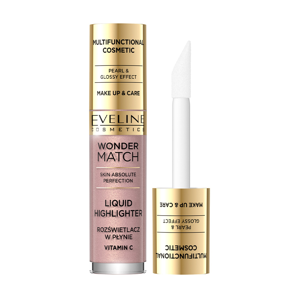 Рідкий хайлайтер для обличчя Eveline Cosmetics Wonder Match Liquid Highlighter тон 01, 4.5 мл